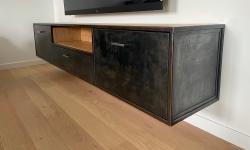 Featured image of post Fabrication de mon meuble TV en acier et chêne