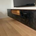 Fabrication de mon meuble TV en acier et chêne