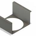 Support sous bureau pour Apple Mac Studio